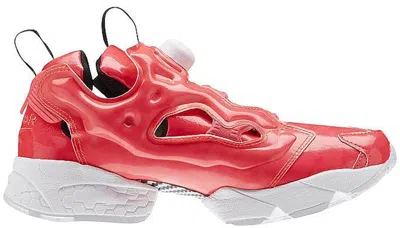 Pre-owned Reebok Instapump Fury Ob (women's) Sneakers In Neon Cherry/white/blue