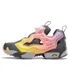 Reebok Instapump Fury Og Men's Low Shoe True Gray 7/true Gray 8/alert Yellow In Multi