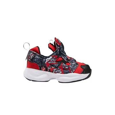 Pre-owned Reebok Instapump Fury Toddler 'graffiti - Primal Red' | Infant Size 6