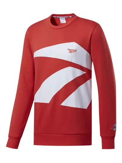 Reebok International Crew Sweatshirt In Red