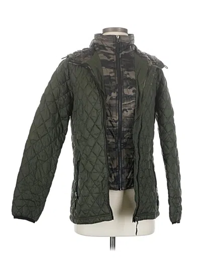Pre-owned Reebok Jacket In Green
