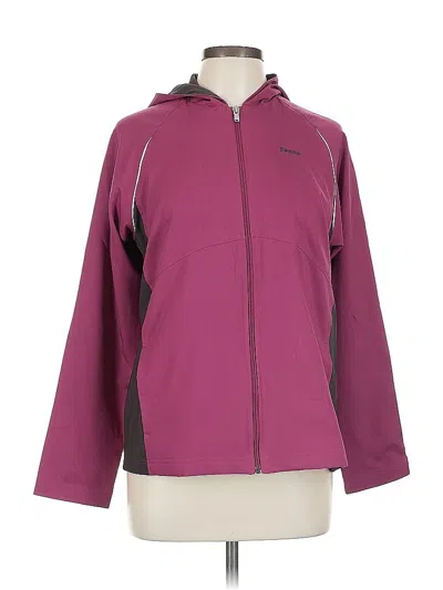 Pre-owned Reebok Jacket In Purple