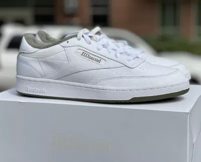 Pre-owned Reebok ✔️jjjjound X  Tennis Club C 85 White Olive 8.5 Gx9657?same Day Shipping?