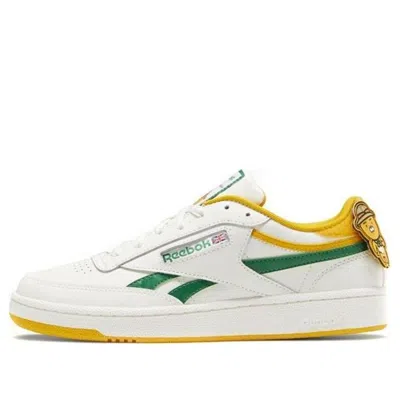 Reebok Kakao X  Club C Cozy Wear-resistant Skate Shoes White Green Unisex 'white Green'