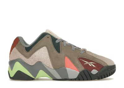 Pre-owned Reebok Kamikaze Ii Low It's A Man's World (women's) Sneakers In Neon Mint/boulder Grey/true Grey