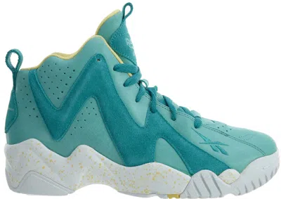 Pre-owned Reebok Kamikaze Ii Mid Easter (2014) Sneakers In Jadite/utopia Teal/white