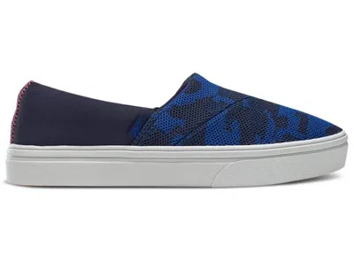 Pre-owned Reebok Katura Camo (women's) Sneakers In Vector Navy/court Blue/orange Flare