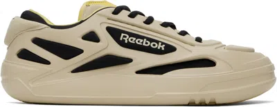 Reebok Khaki & Black Club C Fwd Ltd Sneakers In Kakhi/caviar