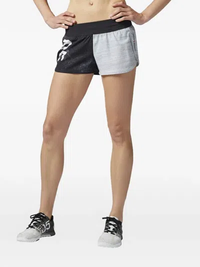 Reebok Knit Woven Shorts In Black
