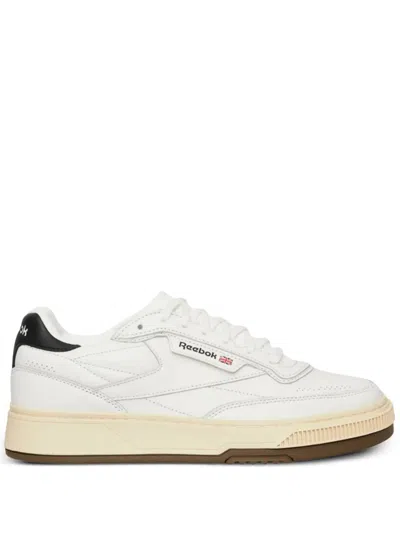 REEBOK LACE-UP LEATHER SNEAKERS