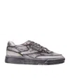 Reebok Lace Up Sneakers In Gray