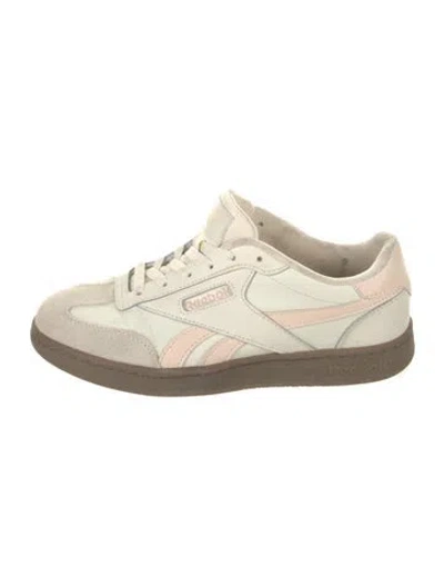 Pre-owned Reebok Leather Athletic Sneakers In Neutrals