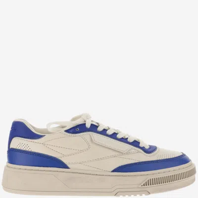 Reebok Leather Club C Trainers In Blue