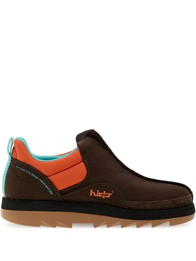 Reebok Leather Sneakers In Brown