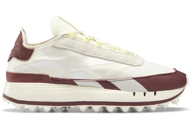 Pre-owned Reebok Legacy 83 (women's) Sneakers In White/rich Red/morning Fog
