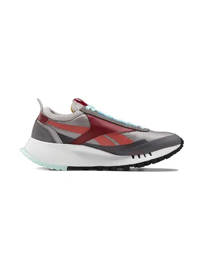 Reebok Kids' Legacy Leather Trainers In Gray