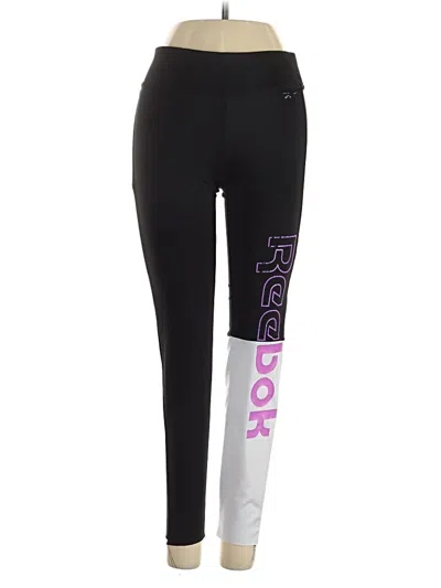 Pre-owned Reebok Leggings In Black