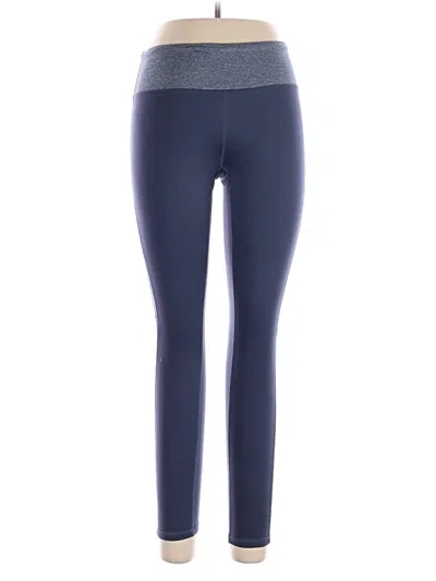 Pre-owned Reebok Leggings In Blue