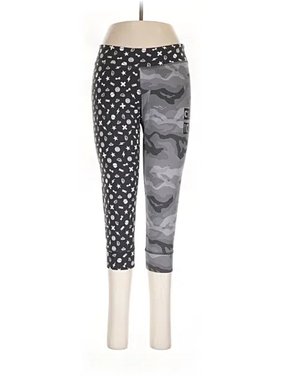 Pre-owned Reebok Leggings In Gray