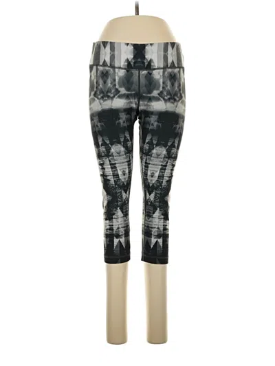 Pre-owned Reebok Leggings In Gray