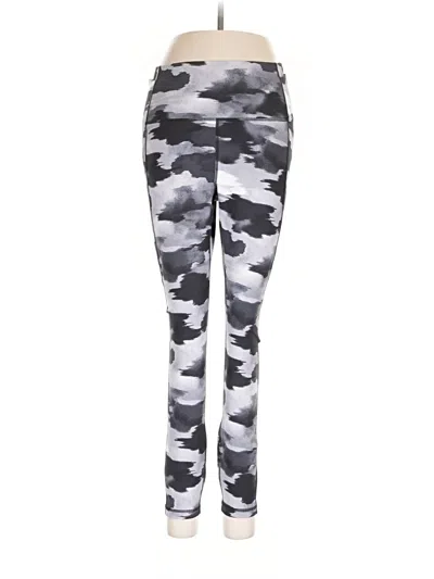 Pre-owned Reebok Leggings In Gray