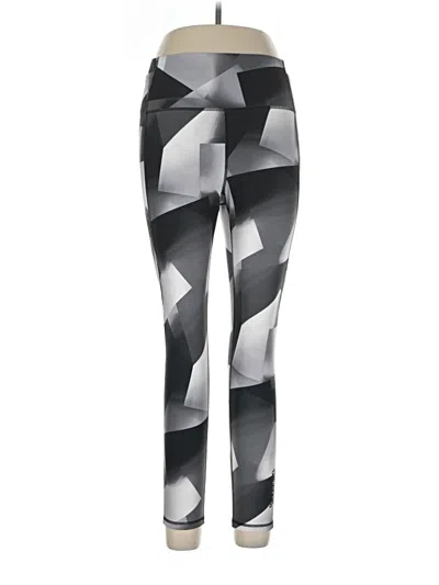 Pre-owned Reebok Leggings In Silver