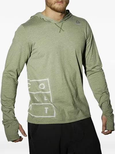 Reebok Lightweight Hooded Jacket In Green