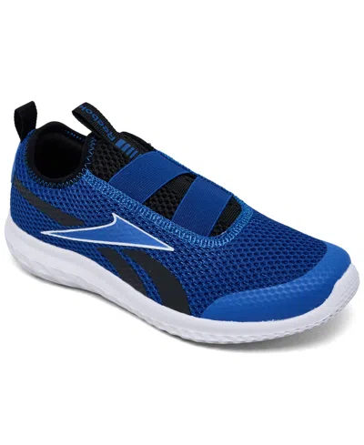 Reebok Little Kids' Rush Runner Slip-on Casual Sneakers From Finish Line In Blue