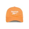 Reebok Logo Cap In Orange