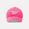 Reebok Logo Cap In Pink
