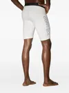 Reebok Logo Compression Shorts In White