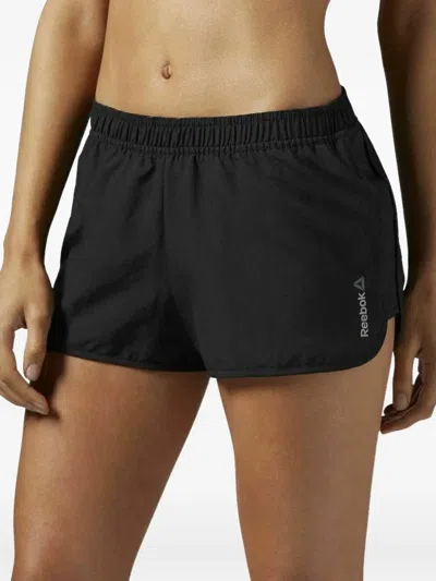 Reebok Logo-detail Shorts In Black