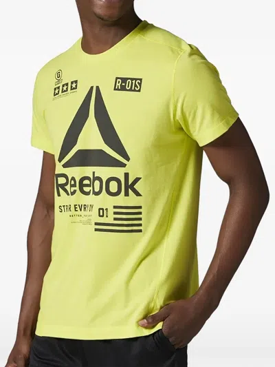 Reebok Logo-detail T-shirt In Green
