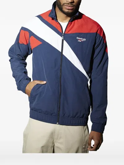 Reebok Logo Lightweight Jacket In Blue