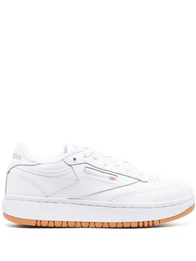 Reebok Logo-patch Low-top Sneakers In White