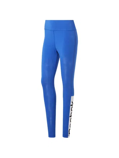 Reebok Logo-print Legging In Blue