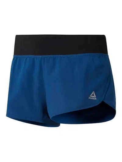 Reebok Logo Running Shorts In Blue