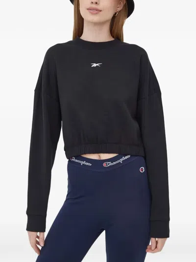 Reebok Logo Sweatshirt In Black