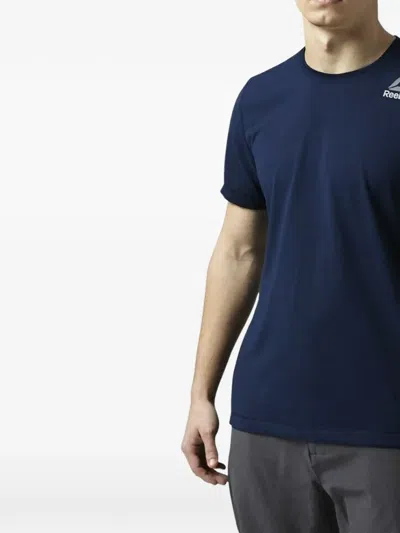 Reebok Logo T-shirt In Blue