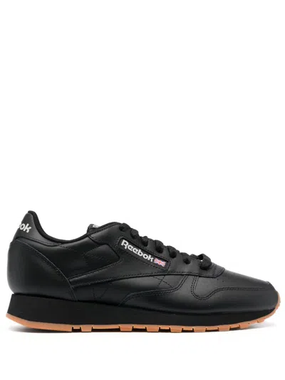 Reebok Logo-tag Low-top Sneakers In Black