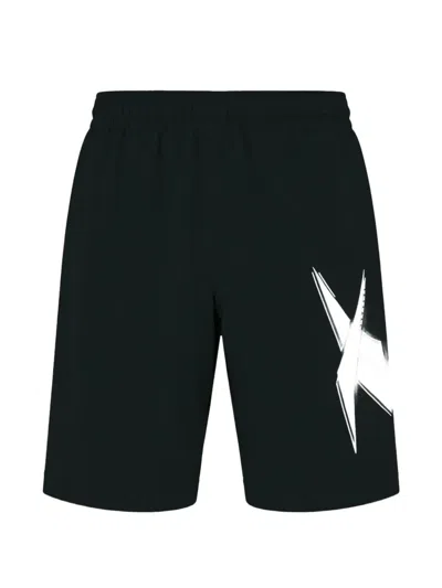 Reebok Logo-detail Shorts In Black