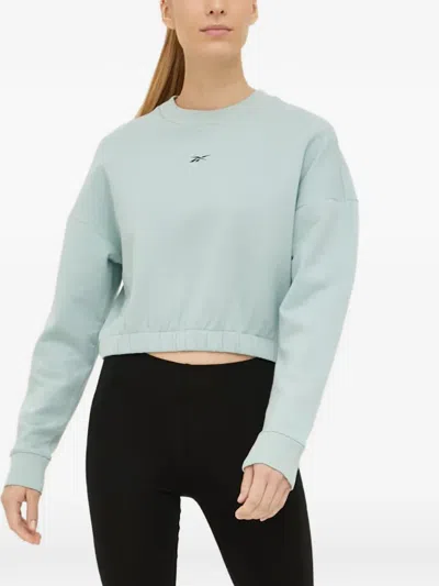Reebok Logo-detail Sweatshirt In Blue