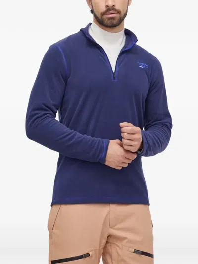 Reebok Logo-detail Sweatshirt In Blue