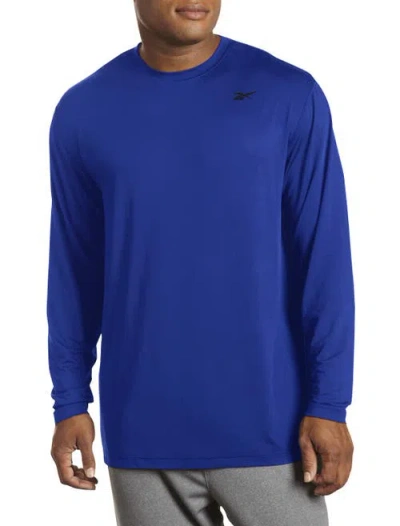 Reebok Long Sleeve Base Layer Top In Cobalt