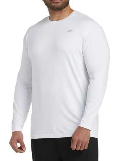Reebok Long Sleeve Base Layer Top In White