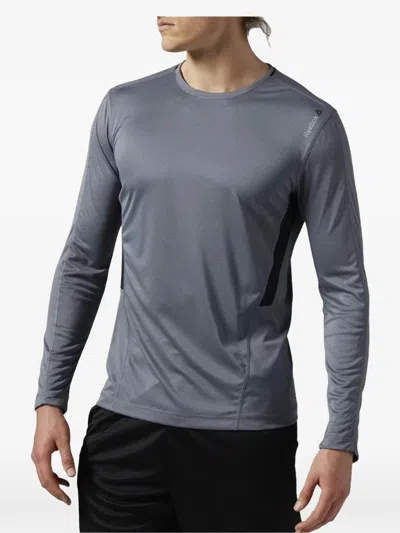 Reebok Long-sleeve T-shirt In Gray