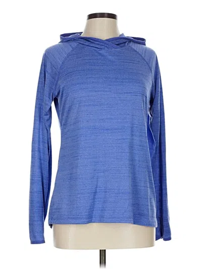 Pre-owned Reebok Long Sleeve T-shirt In Blue