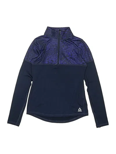Pre-owned Reebok Kids' Long Sleeve T-shirt In Blue