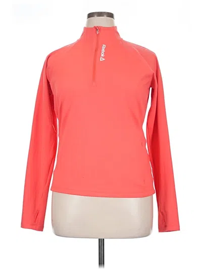 Pre-owned Reebok Long Sleeve T-shirt In Orange