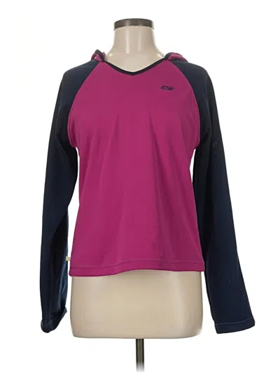 Pre-owned Reebok Long Sleeve T-shirt In Purple